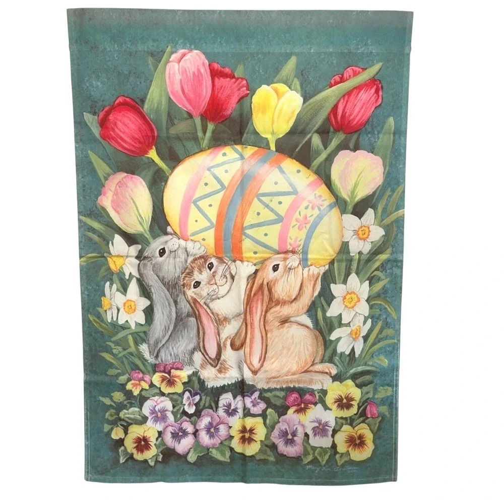 Holiday Flags 6 Flag Bundle Outdoor‎ Decor Thanksgiving Christmas Easter et al